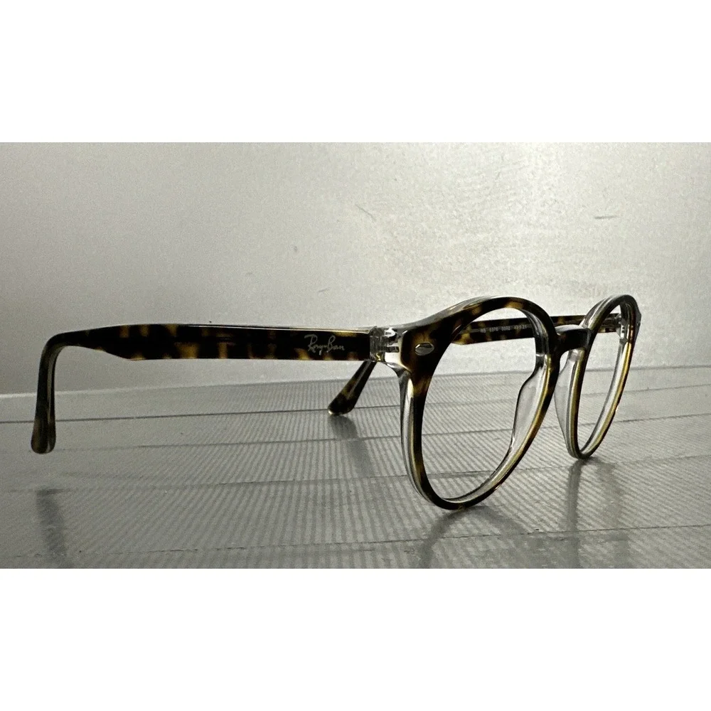 Ray-Ban RB5376 5082 Brown Round Unisex Eyeglasses 50 mm